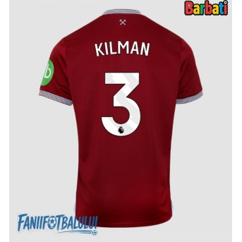 West Ham United Max Kilman #3 Tricou Fotbal Replică 2025-26 Barbati Acasa